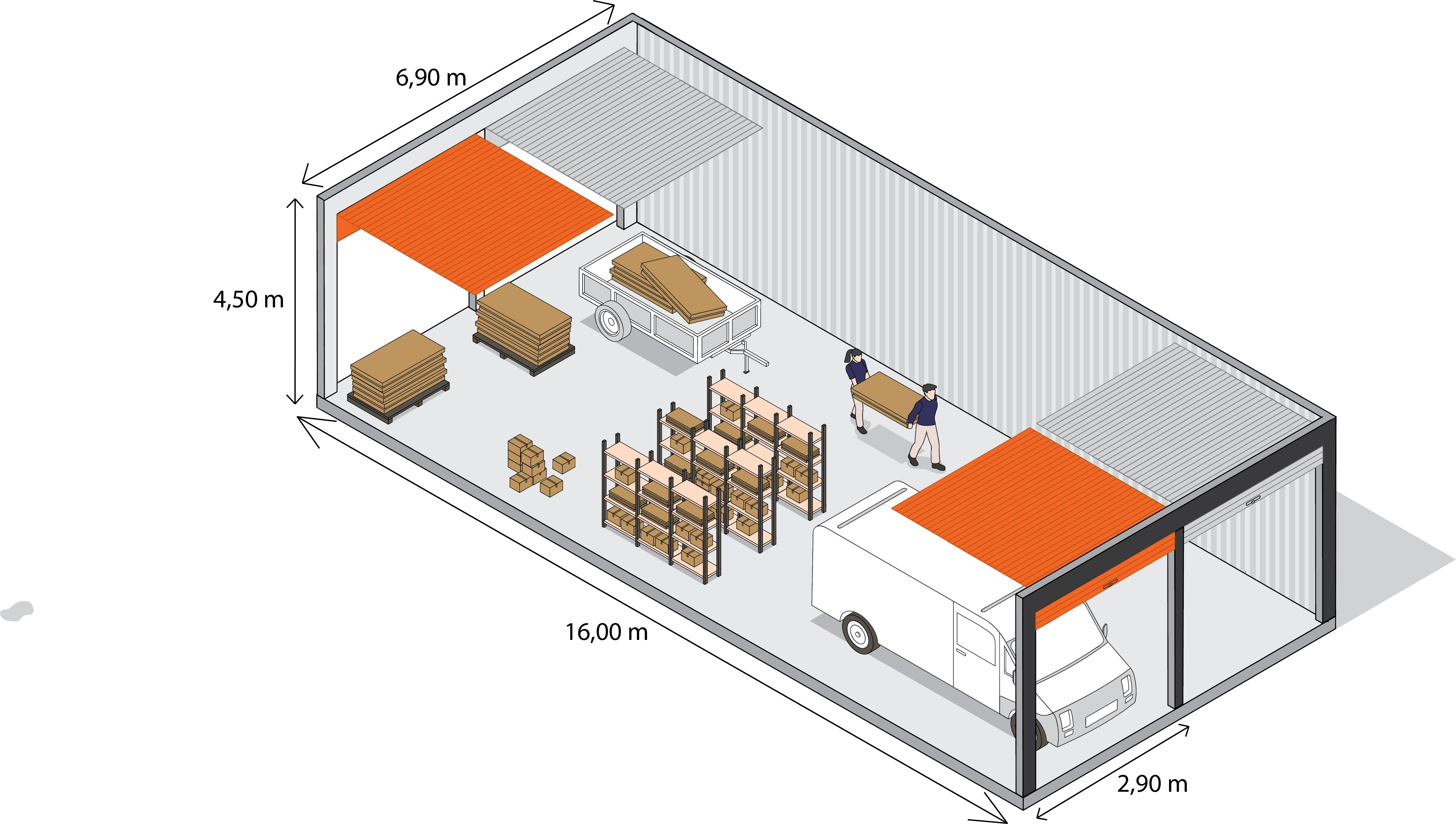 Box de stockage 112m²